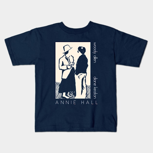 Annie Hall Kids T-Shirt by moonstruckguy